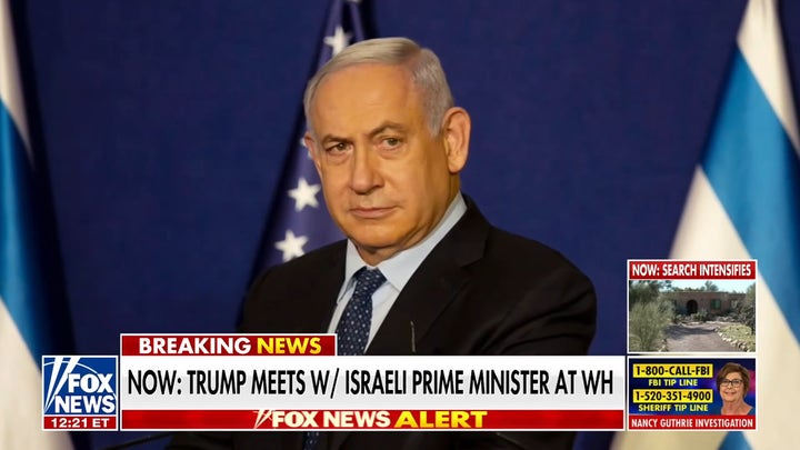 Trump, Netanyahu meet at White House amid Iran talks