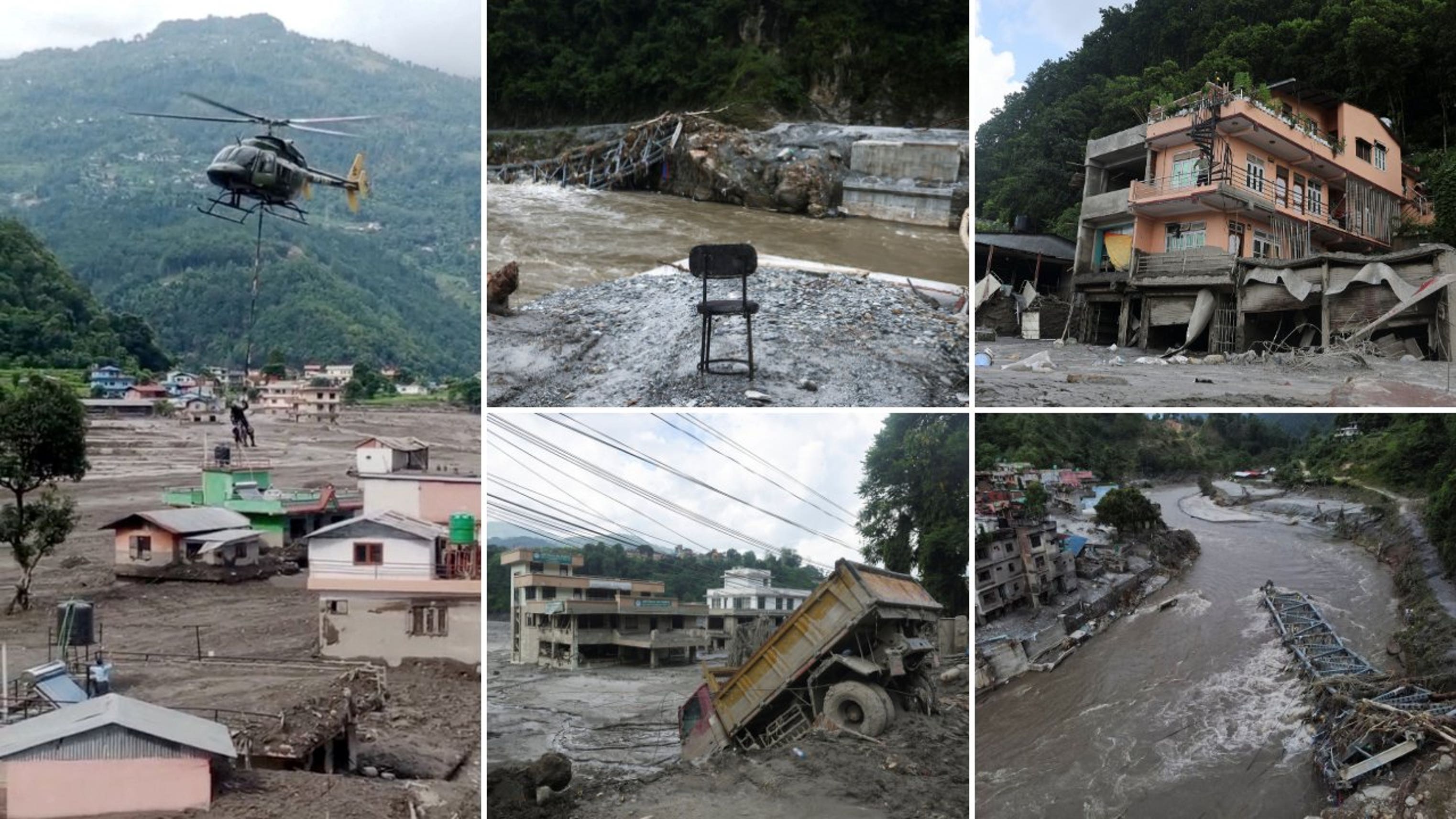 RISING DANGER: New flood danger looms as rescue crews look for survivors in Nepal disaster