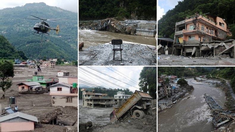 RISING DANGER: New flood danger looms as rescue crews look for survivors in Nepal disaster