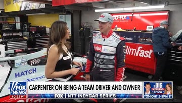 IndyCar driver Ed Carpenter gives close-up look at his race car