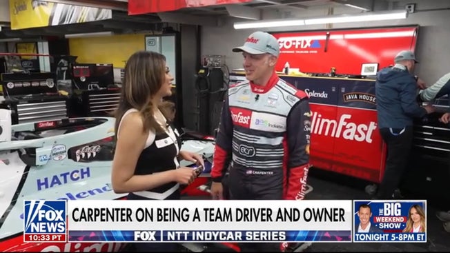 IndyCar driver Ed Carpenter gives close-up look at his race car