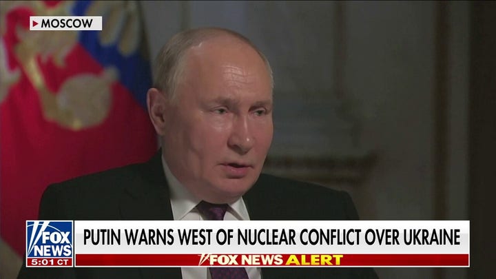 Putin tells the West Russia is ready for nuclear war
