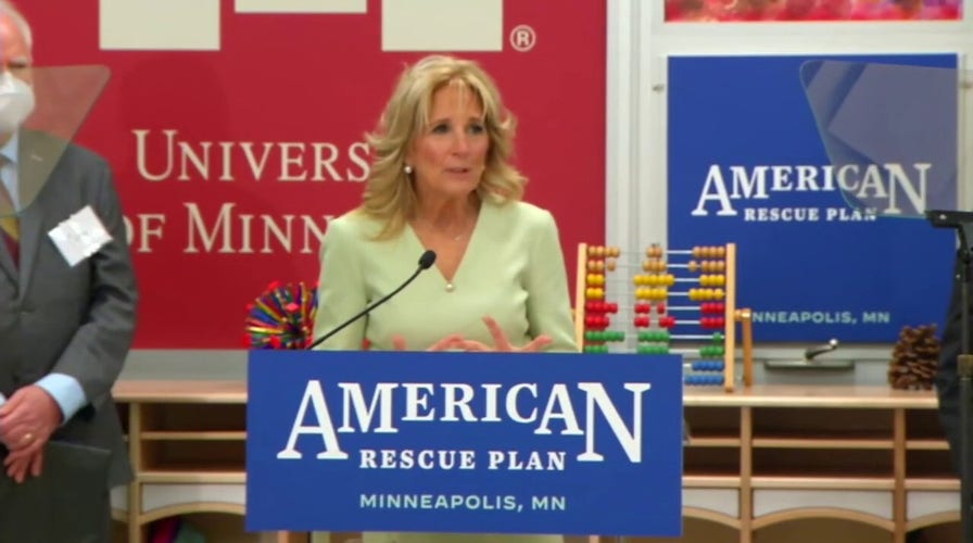 FLASHBACK: Jill Biden touts billions spent on childcare in Minnesota from Dem's American Rescue Plan