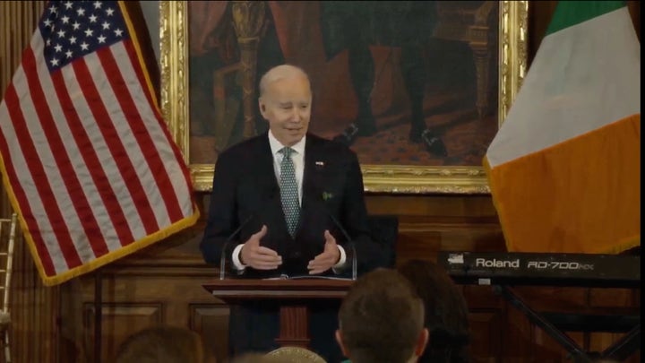 Biden: 'I’m the only Irishman you’ve ever met that’s never had a drink'