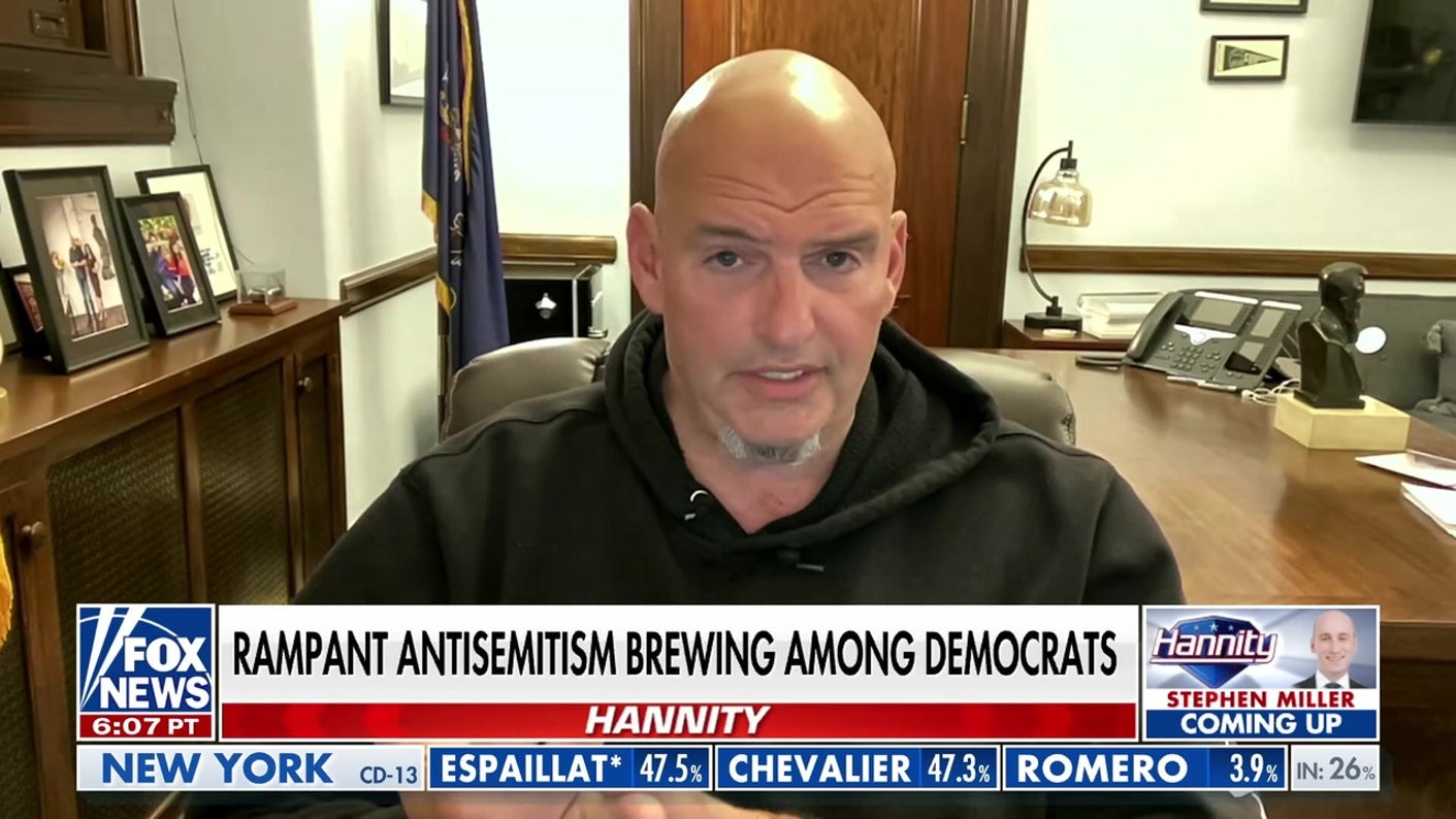 Sen Fetterman: Far-left Democratic candidates are ‘declaring war’ on regular Democrats