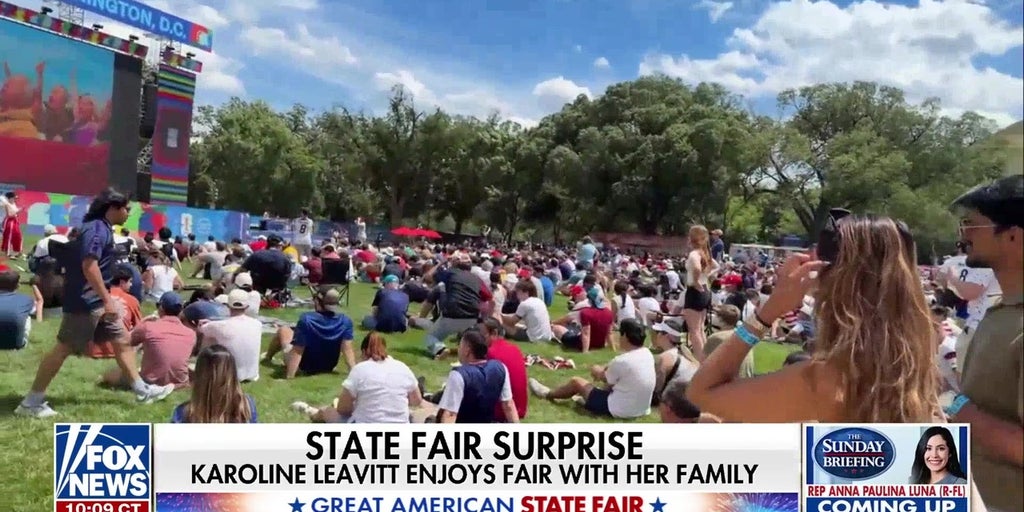 Karoline Leavitt enjoys Great American State Fair with her family