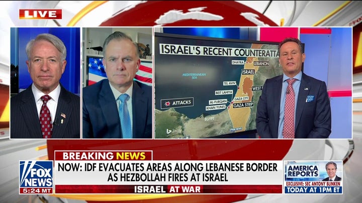 Israeli military issues evacuation orders near Lebanese border as Hezbollah fires at Israel