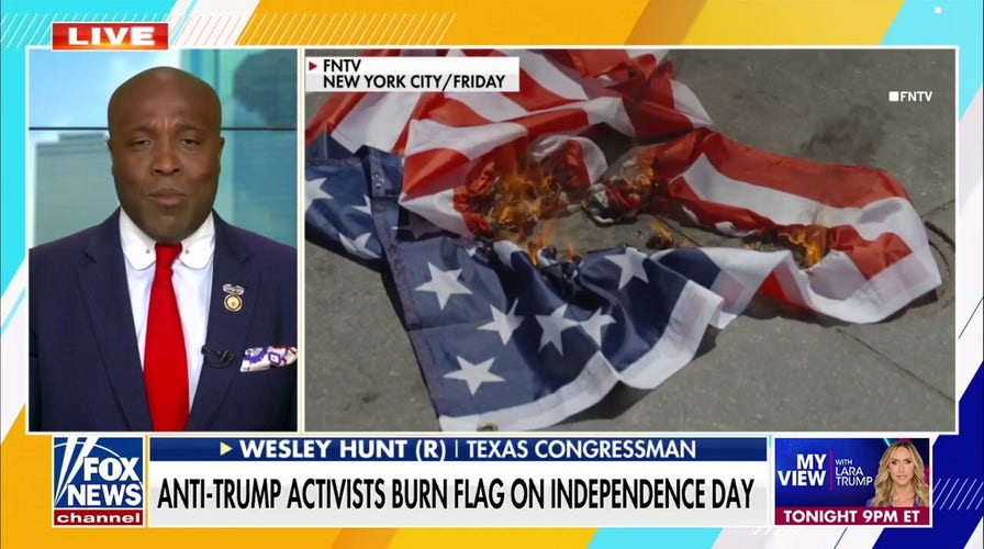 GOP lawmaker calls anti-Trump activists ‘disgusting’ for burning US flags on July 4