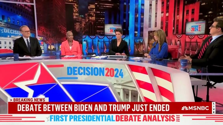 MSNBC host Joy Reid said Democrats are on the verge of a 'full fledged panic' after Biden's 'extremely weak' performance