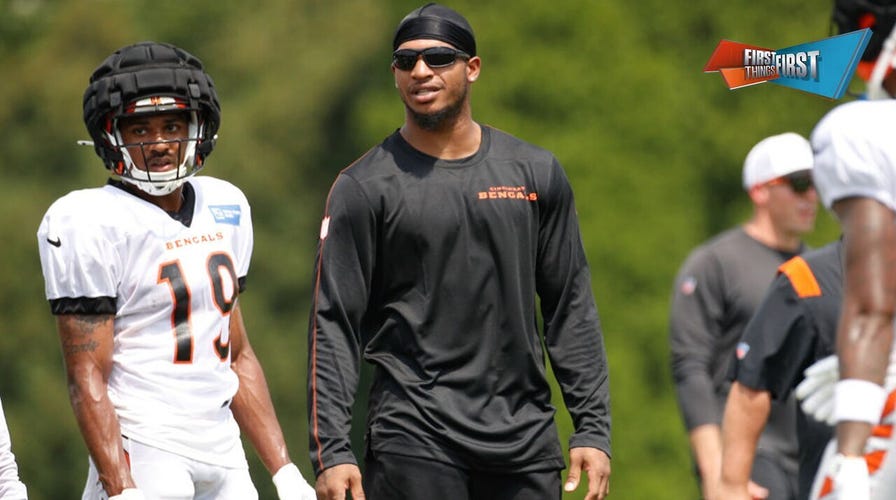 Ja'Marr Chase misses practice for first time amid contract saga l First Things First