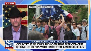 Country star John Rich reacts to UNC students protecting US flag: They were ‘raised right’ - Fox News