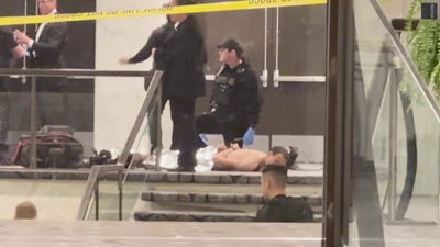 Secret Service pin Cole Allen after shots sired at Correspondents' Dinner