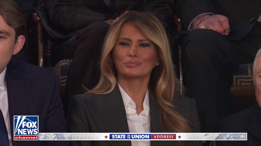 Trump praises Melania's initiatives, quips she gets more bipartisan support than he does