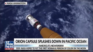 Orion Capsule splashes into Pacific Ocean  - Fox News