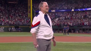 Former President George W. Bush throws out 1st pitch at Game 1 of the World Series - Fox News