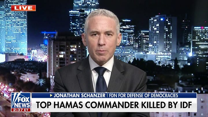 Killing of top Hamas leader looks more like a 'debilitating blow' that the Israeli's are delivering: Jonathan Schanzer