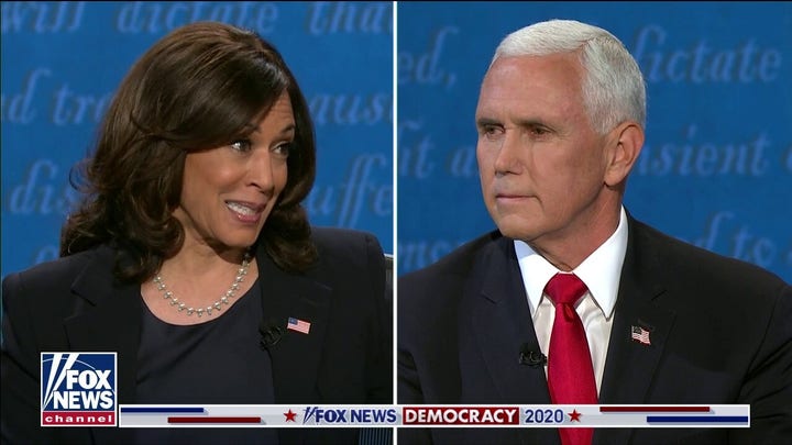Pence tells Harris:' You're entitled to your own opinions, but you're not entitled to your own facts'