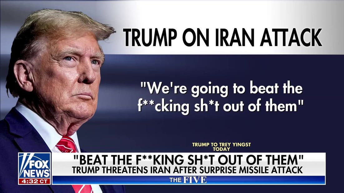 Trump warns Iran: 'It's our turn'