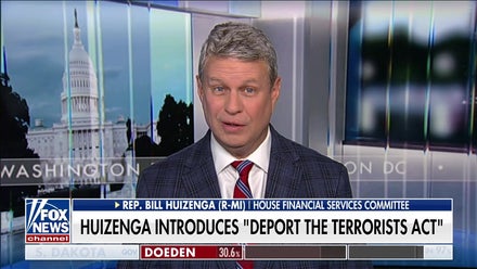 Rep Huizenga discusses Iran war powers and introduces 'Deport the Terrorists Act'