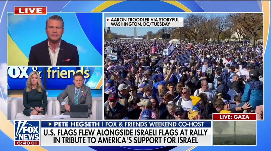 Nearly 300,000 people attend historic pro-Israel rally on National Mall