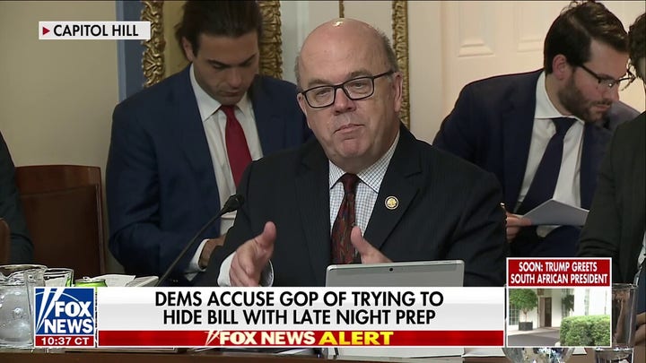 Democrats raise concerns over GOP's late-night hearing on 'big, beautiful, bill’