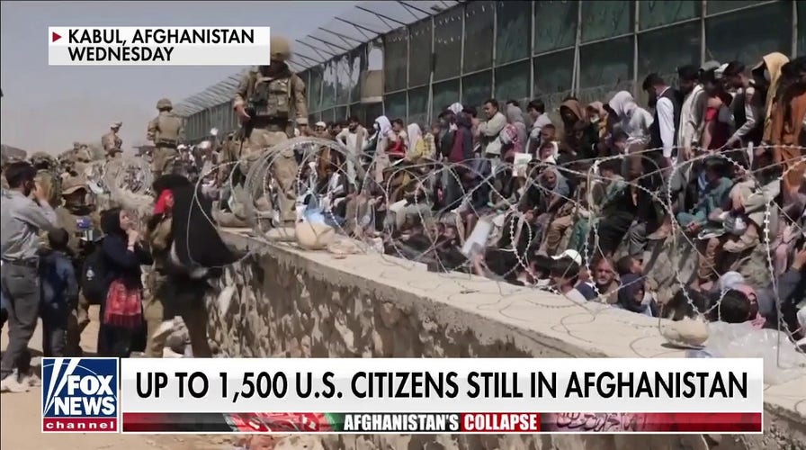 Conditions deteriorate at Kabul airport, Americans told to shelter in place