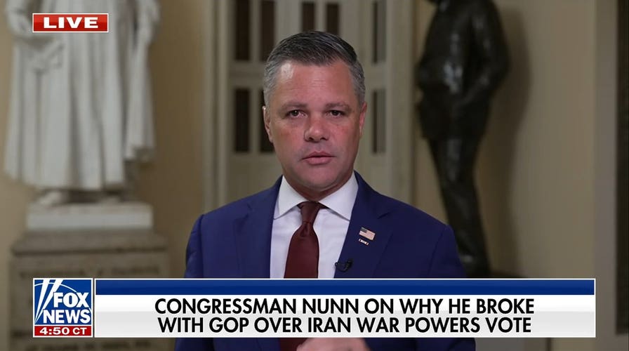GOP congressman breaks with party on Iran war powers vote