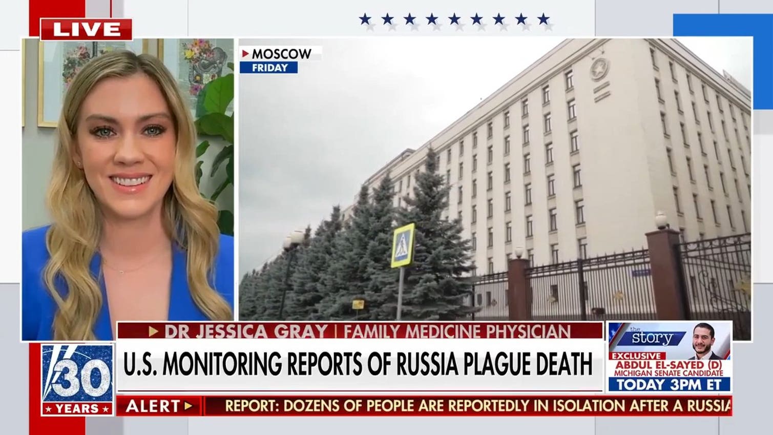 US monitors reports of suspected pneumonic plague death in Russia