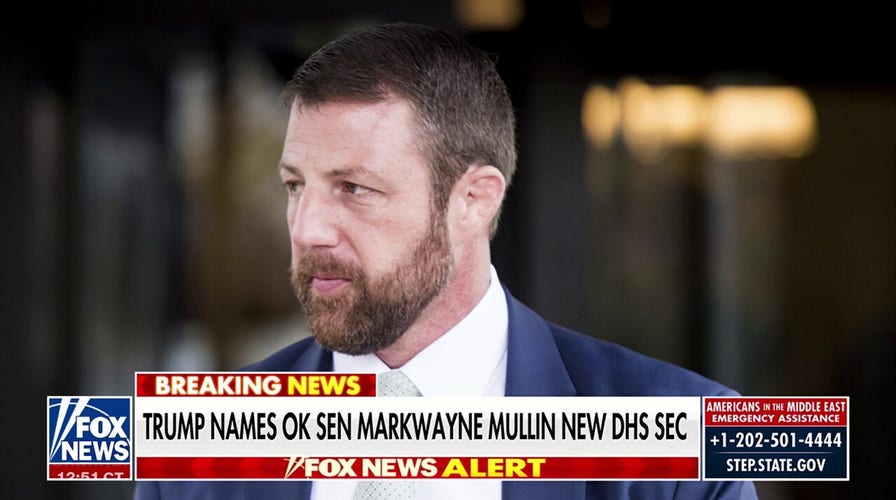 President Donald Trump names Markwayne Mullin as new DHS secretary
