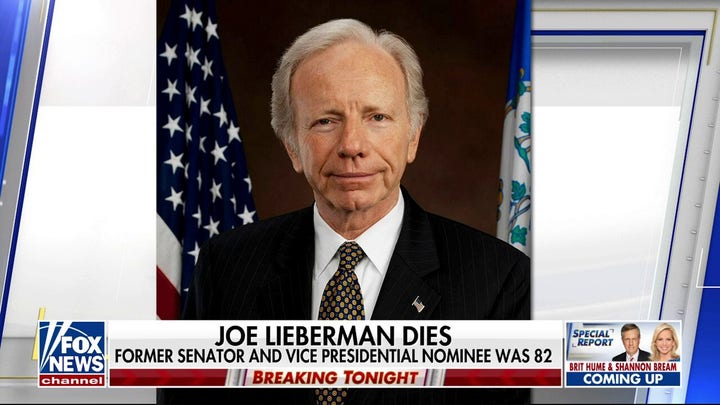 Former senator and vice presidential nominee Joe Lieberman dies at 82