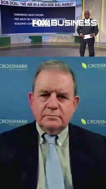 Bob Doll reveals why this bull market is 'high risk'
