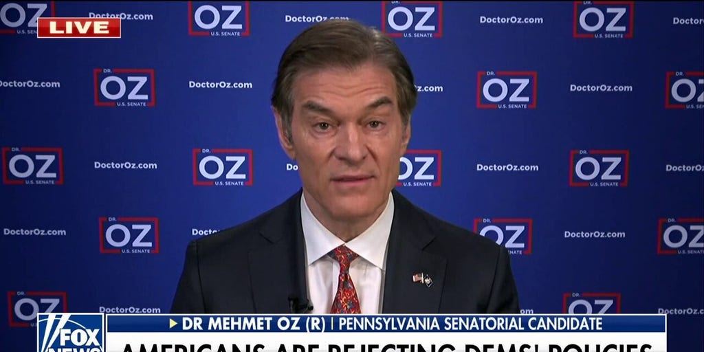 Dr. Oz: The Tide Has Shifted In The Pennsylvania Senate Race | Fox News ...