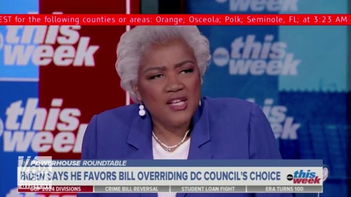 Former DNC chair Donna Brazile slams President Biden over D.C. crime bill