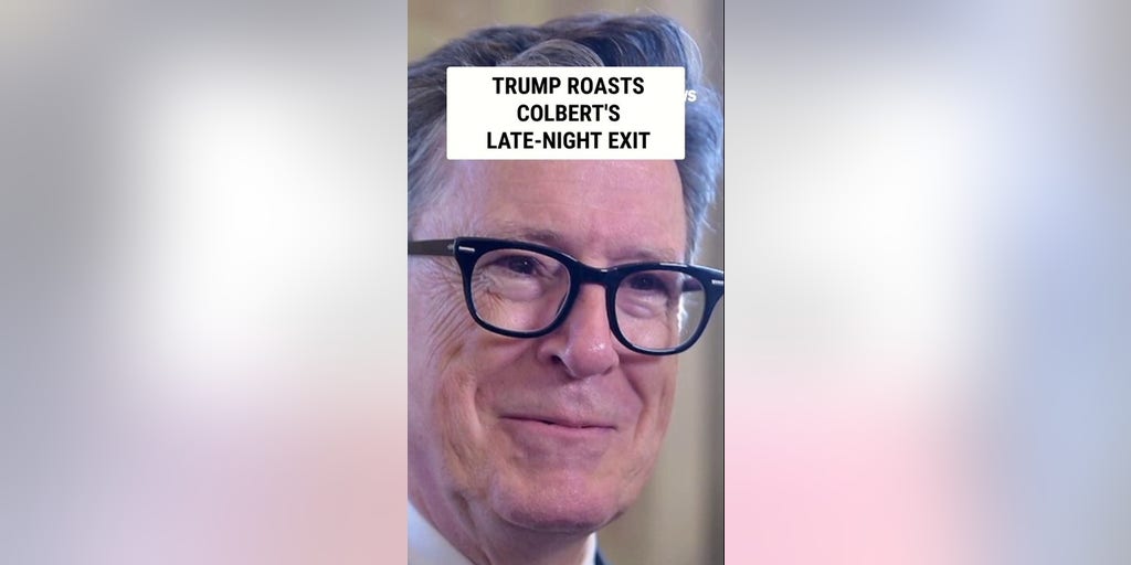 'FINALLY': Trump roasts 'TOTAL JERK' Colbert after late-night exit