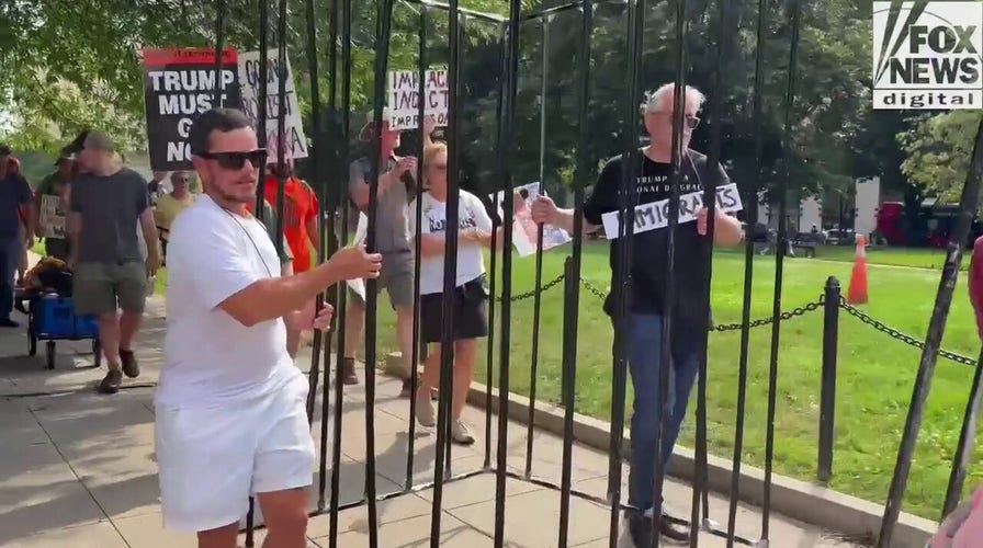 'Refuse Fascism' protests Trump