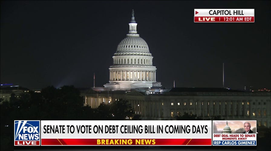 McCarthy-Biden debt ceiling bill heads to the Senate