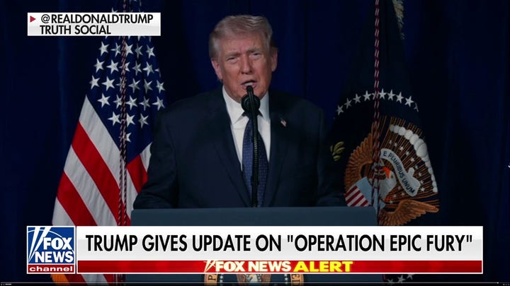 Trump calls Iran strikes 'right' and 'necessary'