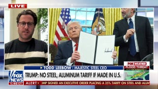 Tariffs will help create a healthier steel environment here, Majestic Steel CEO says - Fox News