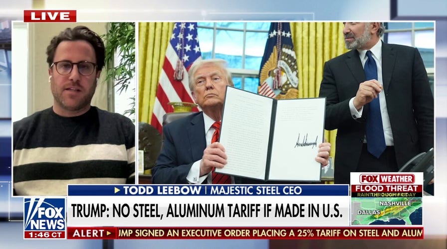 Tariffs will help create a healthier steel environment here, Majestic Steel CEO says