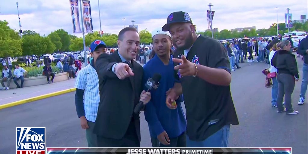 ‘Jesse Watters Primetime’ talks to baseball fans at Subway Series