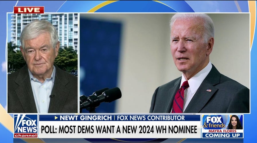 Newt Gingrich predicts Biden's State of the Union speech will reflect the 'decline' of his party