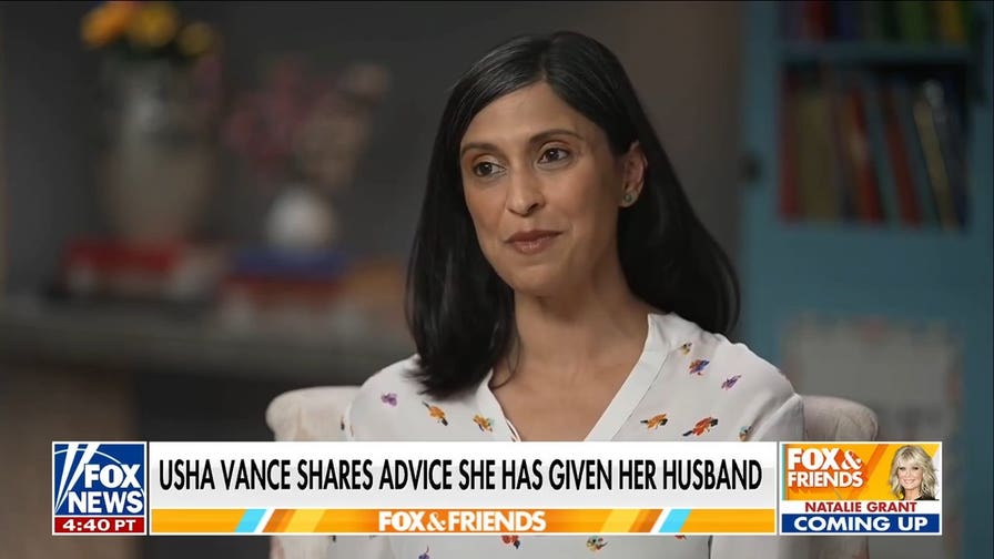 Usha Vance reveals the best advice she gave husband JD Vance