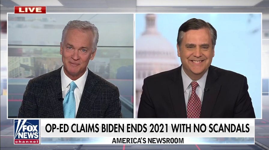 Jonathan Turley: Media ignores Biden scandals despite history of 'influence peddling'