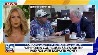 Leavitt rips Sen. Van Hollen for El Salvador trip: 'Shame' on the Democrats