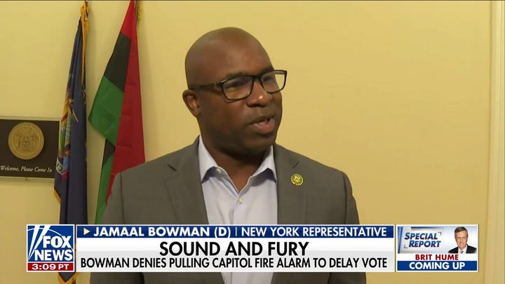 Democrat Bowman investigated for pulling fire alarm before House vote