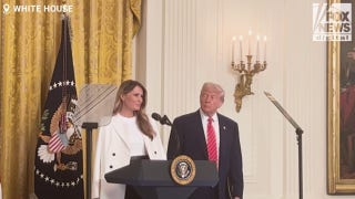 First lady Melania Trump delivers remarks honoring military mothers at White House