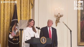 First lady Melania Trump delivers remarks honoring military mothers at White House