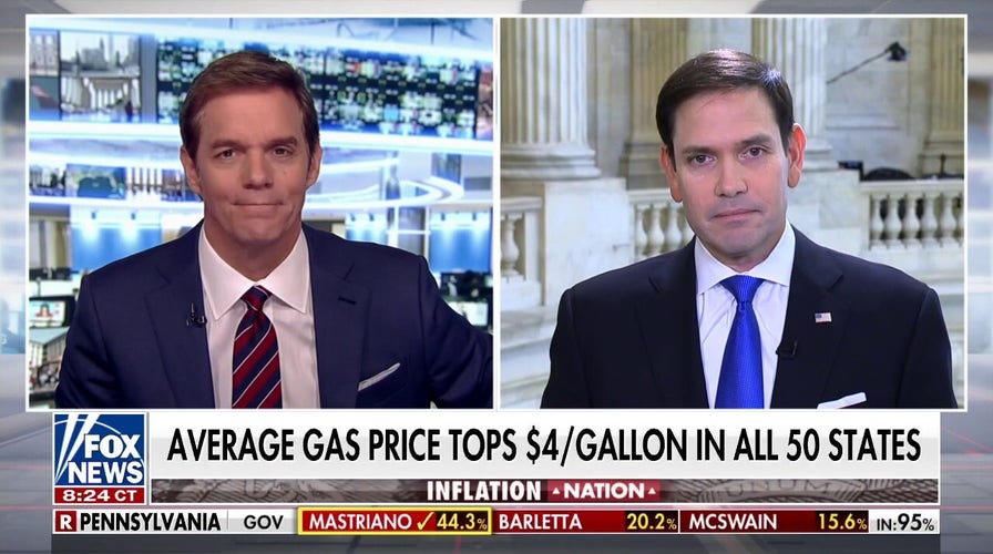 Sen. Rubio sounds off on surging gas prices: Democrats 'want this'