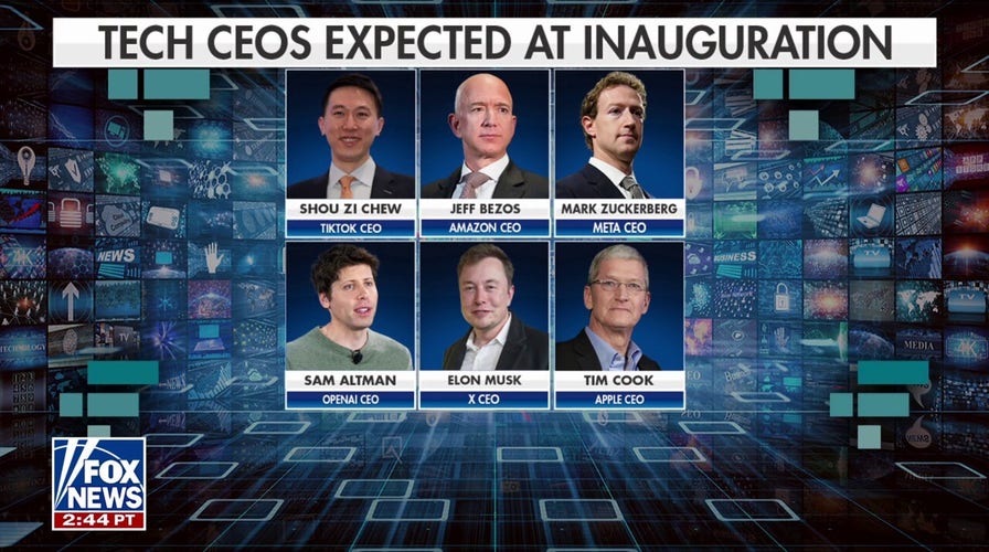 Big Tech expected at Trump inauguration after donating to inauguration fund