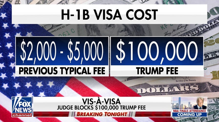Federal judge blocks Trump's H-1B visa fee